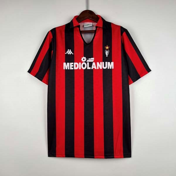 Thailande Maillot AC Milan Domicile Retro 1989-1990